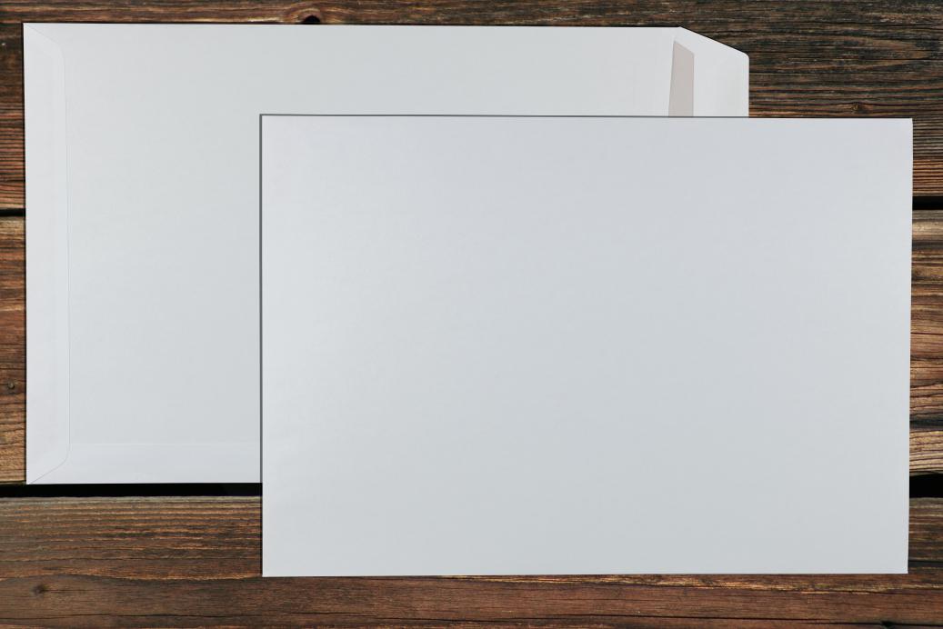 Versandtaschen B4 250x353 mm Selbstklebend Weiß 120 g/qm